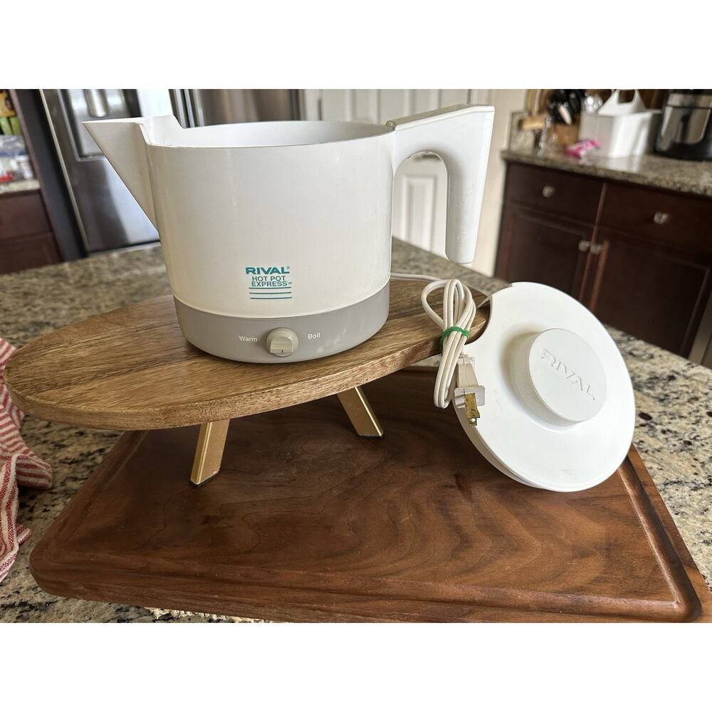 Vintage 1990s Rival Hot Pot Express 4070 | Electric Kettle Tea Pot Tested EUC